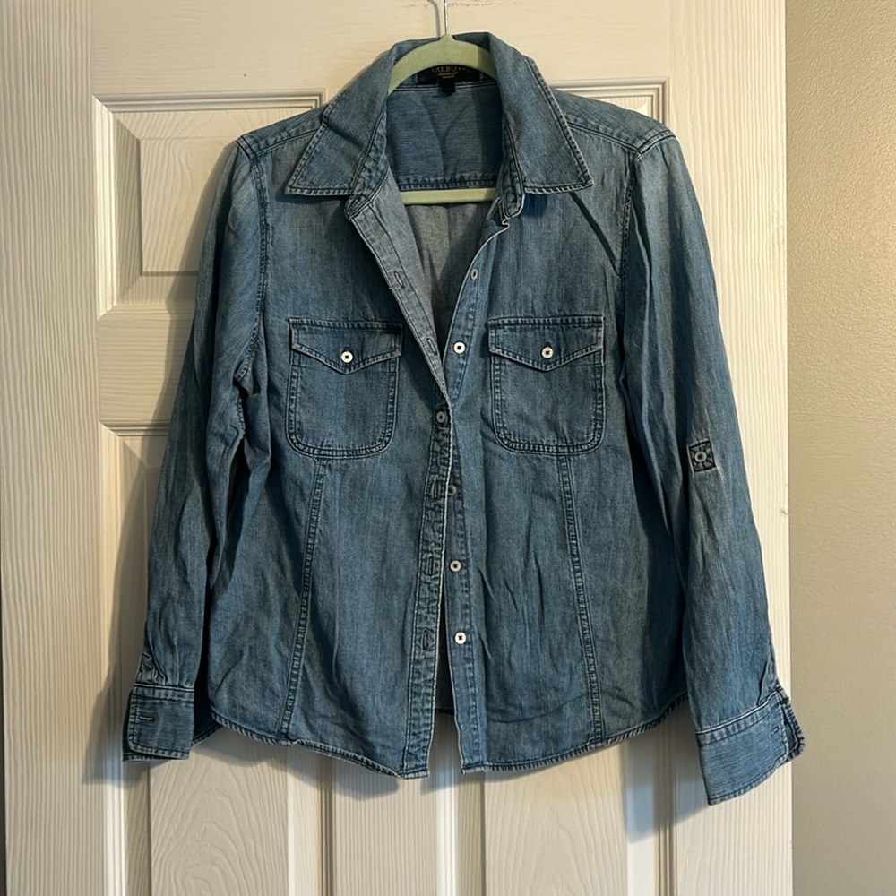 Talbots Denim button up
